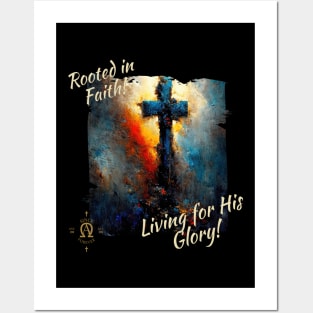 Rooted in Faith! Living for His Glory! Posters and Art